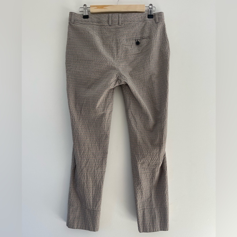 Burberry London seersucker Chinos with Tailored Fit and Straight Legs size 6 - Picture 4 of 12